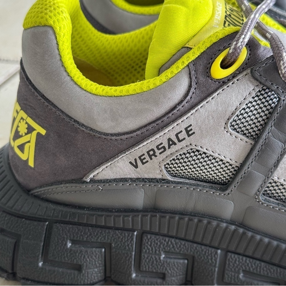 NEW! Versace Men Sneakers, Size 46 (12US), Authentic - Picture 4 of 10
